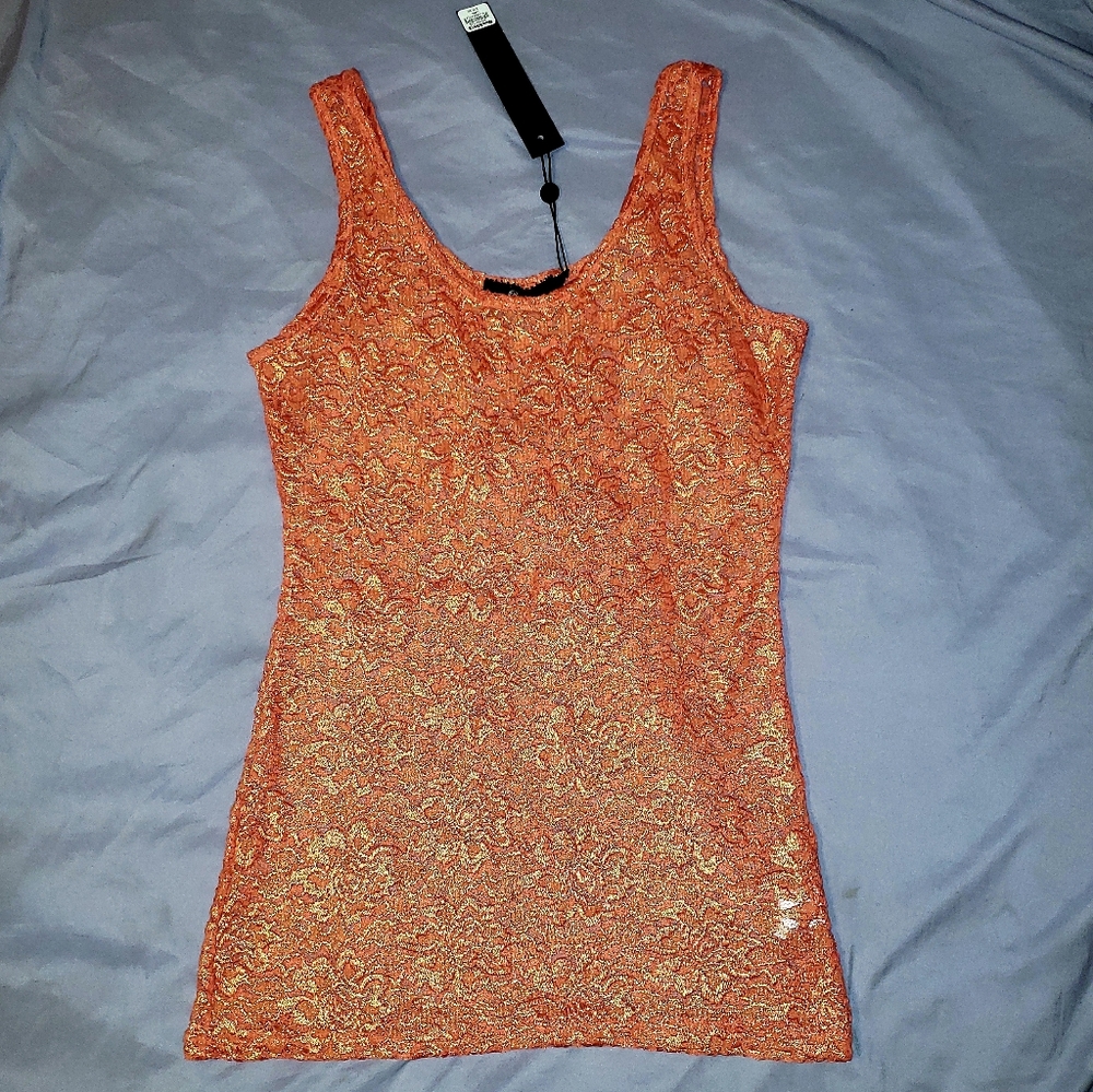 Lace tank top
